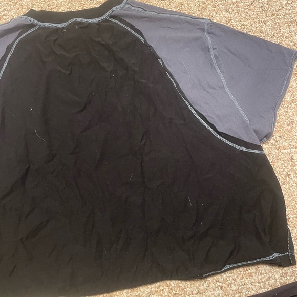 Urban Outfitters BDG Colorblock Crop Top Women L Boxy T Shirt Shelby - Picture 3 of 5